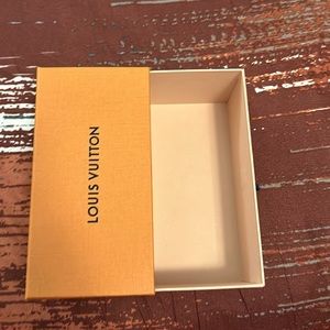 Louis Vuttion box small can fit LV perfume or jewelry, watch small items etc…